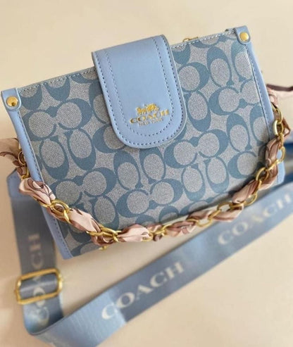 Aura Luxe Canvas Crossbody Bag