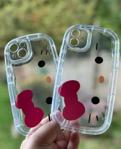 Hello Kitty Bow Clear iPhone Case