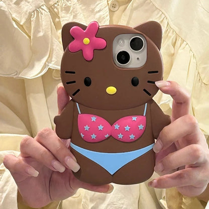 Hello Kitty Wearing Bikini iPhone Case