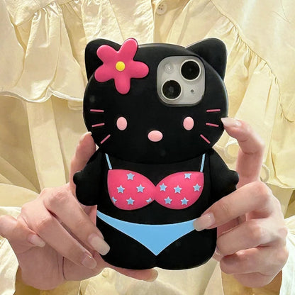 Hello Kitty Wearing Bikini iPhone Case