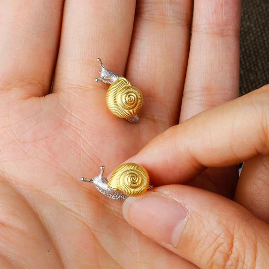 Boucles d'oreilles escargot