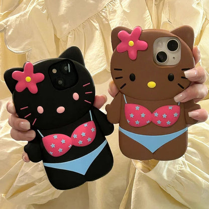 Hello Kitty Wearing Bikini iPhone Case