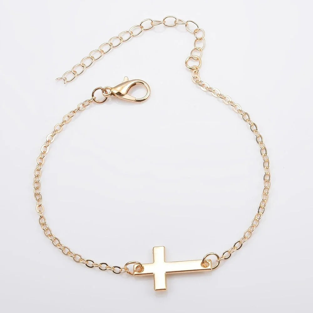 Ever Faithful Cross Bracelet