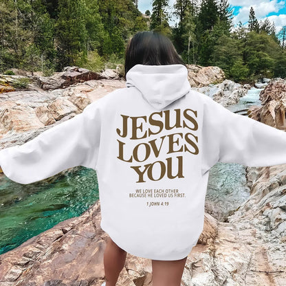 'Jesus Loves You' Hoodie