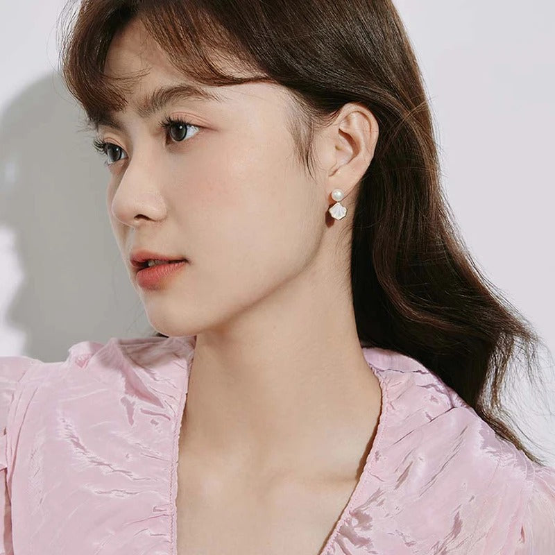 Pearl Seashell Studs Earring