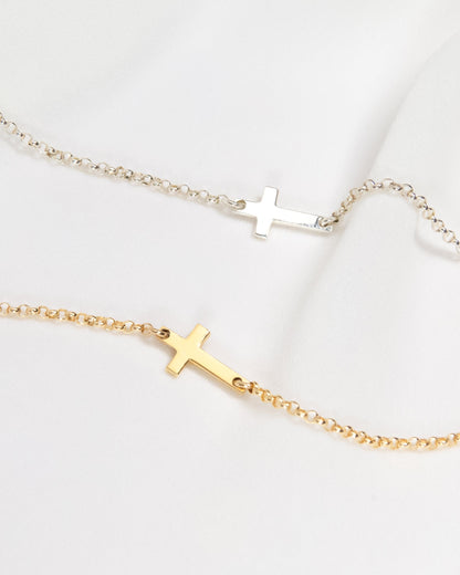 Ever Faithful Cross Bracelet