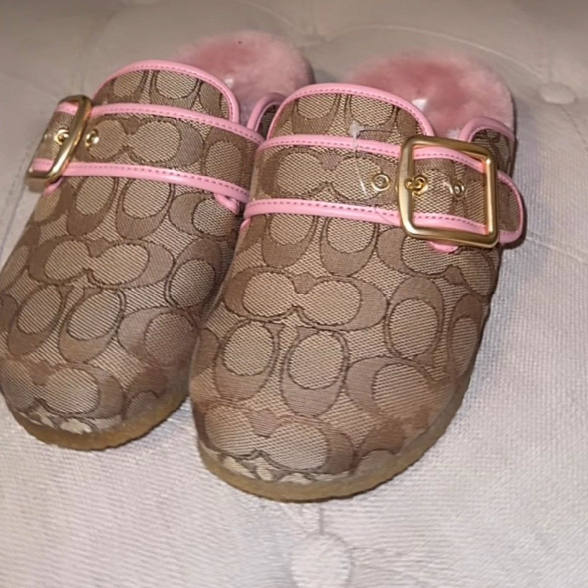 CCH Canvas Fleece Jacquard Clogs