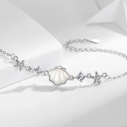 Coastal Scallop Shell Bracelet