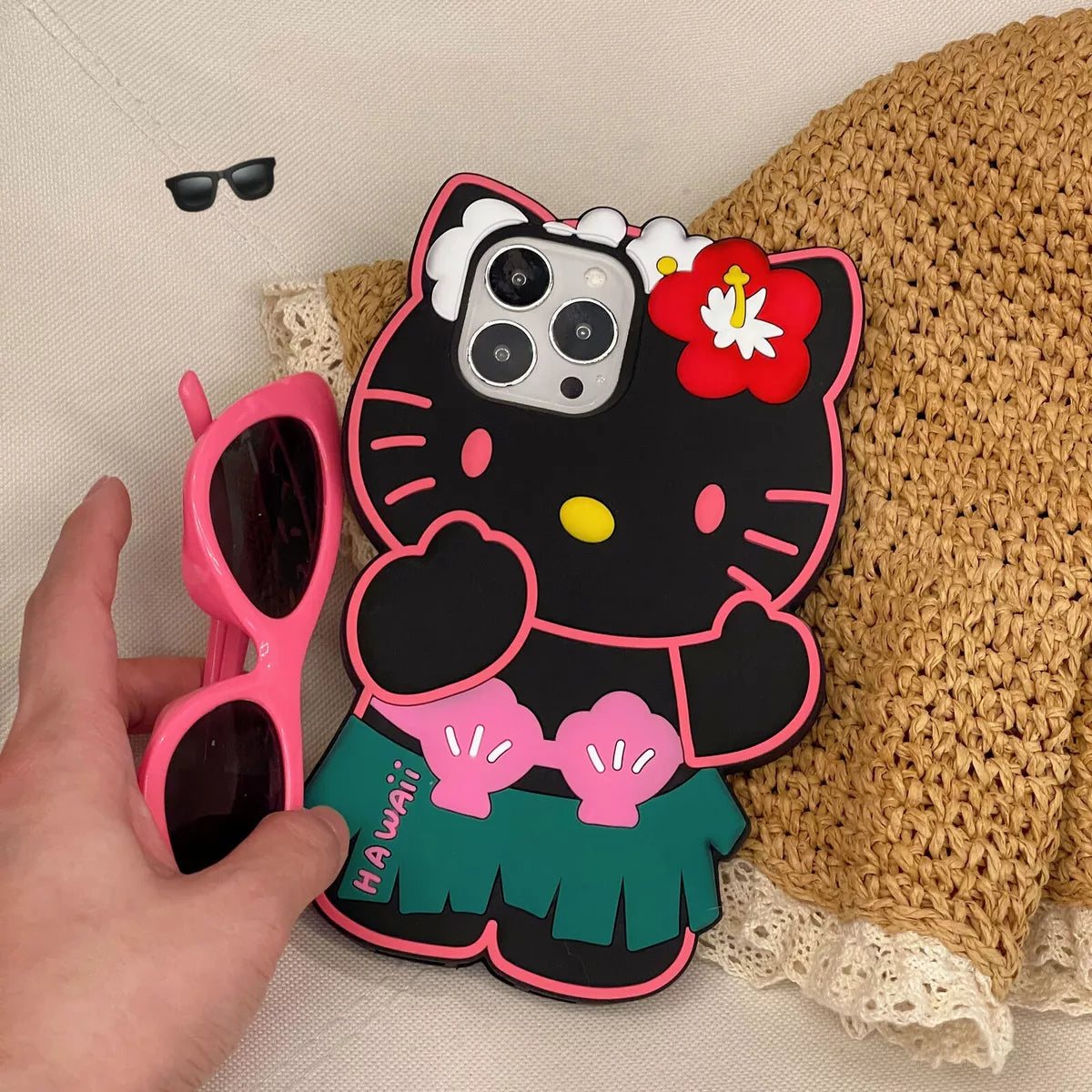 'Hawaii' Dance Hello Kitty iPhone Case