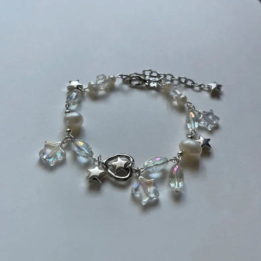 Bracelet Nacré Coeur Etoile