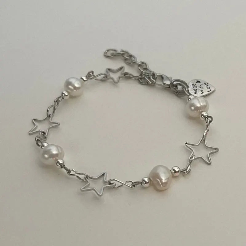 Pearls and Stars Bracelet