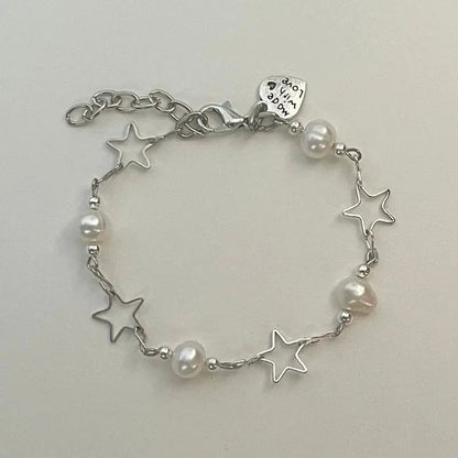 Pearls and Stars Bracelet