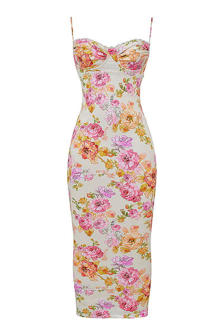 Josefina Ivory Floral Maxi Dress