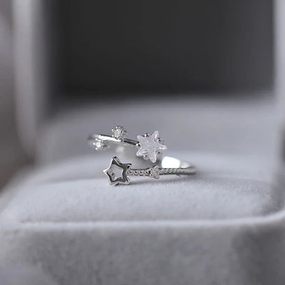 CZ Star Open Ring