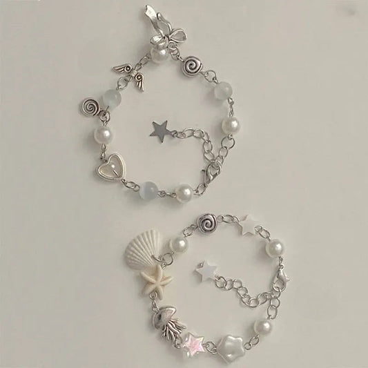 Shell Starfish Beaded Bracelets