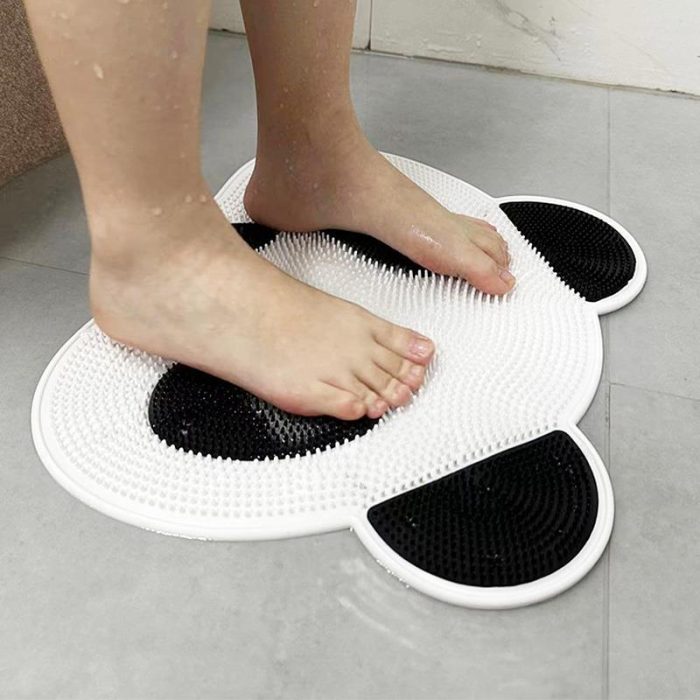 Panda Pattern Non-Slip Massage Bathroom Mat - Luxandluxy