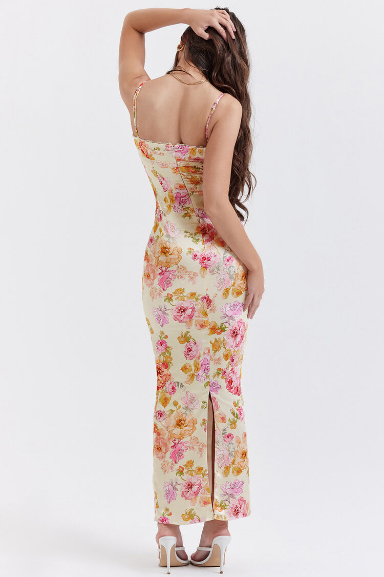 Josefina Ivory Floral Maxi Dress