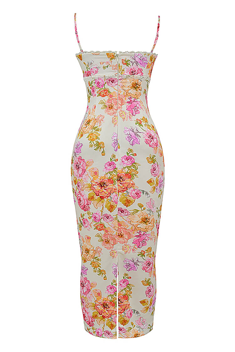 Josefina Ivory Floral Maxi Dress